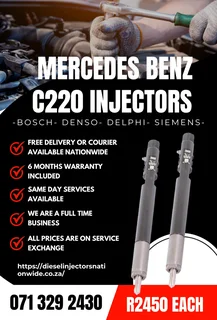 Mercedes Benz C220 646 Injectors For Sale With Warranty