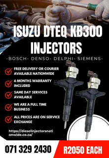 Isuzu Dteq Kb300 Injectors For Sale With Warranty
