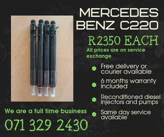 Mercedes Benz C220 Injectors For Sale With Warranty