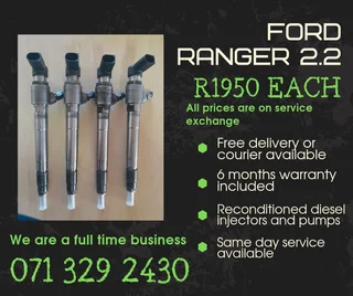 Ford Ranger 2.2 Injectors For Sale With Warranty
