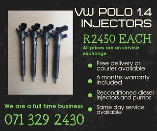 Vw Polo 1.4 Injectors For Sale With Warranty Included