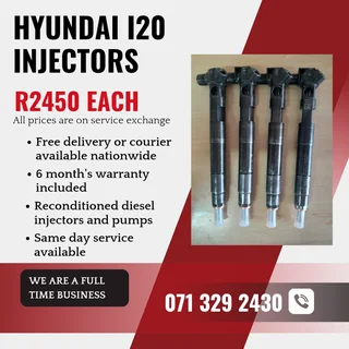 Hyundai I20 Injectors For Sale With Warranty Included