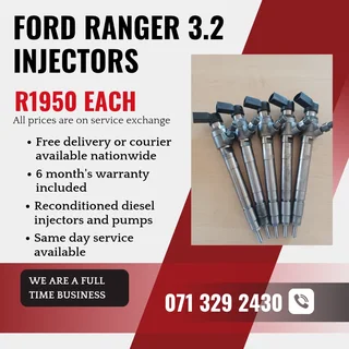 Ford Ranger 3.2 Injectors For Sale With Warranty Included