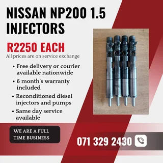 Nissan Np200 1.5 Injectors For Sale With Warranty Included