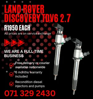 Range Rover Discovery Tdv6 Injectors For Sale With Warranty Included