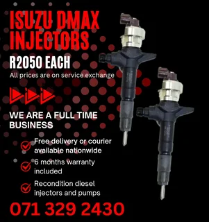 Isuzu Dmax Injectors For Sale With Warranty Included