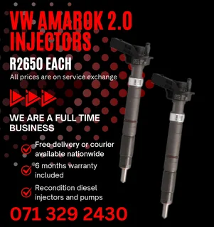 Vw Amarok 2.0 Injectors For Sale With Warranty Included