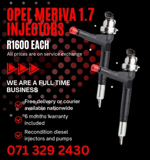 Opel Meriva 1.7 Injectors For Sale With Warranty Included