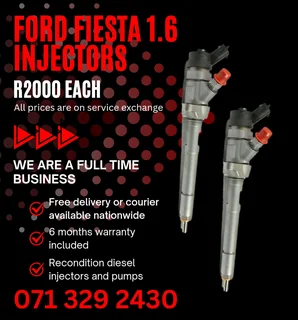 Ford Fiesta 1.6 Injectors For Sale With Warranty