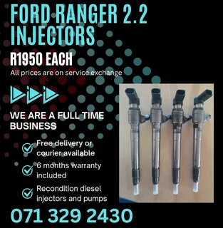 Ford Ranger 2.2 Injectors For Sale With Warranty Included