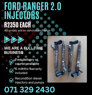 Ford Ranger 2.0 Injectors For Sale With Warranty