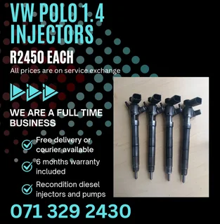 Vw Polo 1.4 Injectors For Sale With Warranty Included