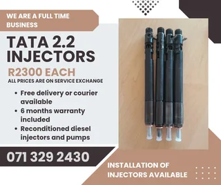 Tata Xenon 2.2 Injectors For Sale With Warranty