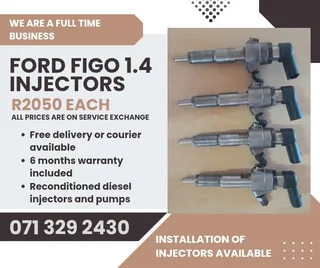 Ford Figo 1.4 Injectors For Sale With Warranty Included