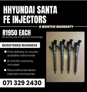 Hyundai Santa Fe 2.2 Injectors For Sale With Warranty