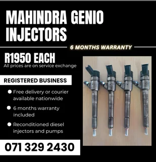 Mahindra Genio Injectors For Sale With Warranty Included