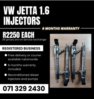 Vw Jetta 1.6 Injectors For Sale With Warranty Included