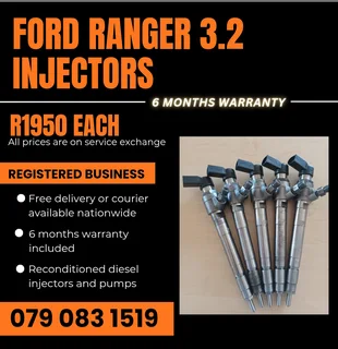 Ford Ranger 3.2 Injectors For Sale With Warranty