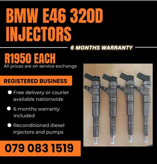 Bmw E46 320d Injectors For Sale With Warranty