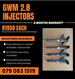 Gwm 2.8 Injectors For Sale With Warranty