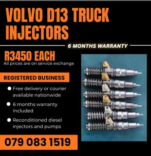 Volvo D13 Truck Injectors For Sale With Warranty Included