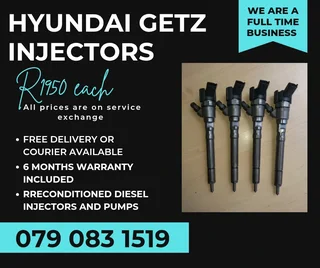 Hyundai Getz Injectors For Sale With Warranty Included