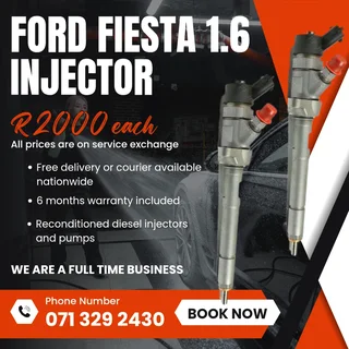 Ford Fiesta 1.6 Injectors For Sale With
