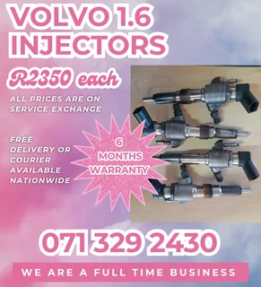 Volvo 1.6 Injectors For Sale With Warranty Included