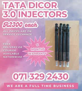 Tata Dicor 3.0 Injectors For Sale With Warranty
