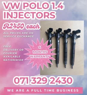 Vw Polo 1.4 Injectors For Sale With Warranty
