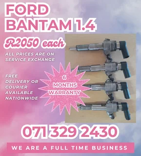 Ford Bantam 1.4 Injectors For Sale With Warranty