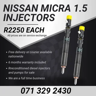 Nissan Micra 1.5 Injectors For Sale With Warranty