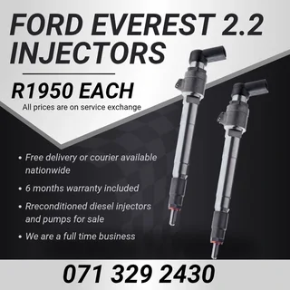 Ford Everest 2.2 Injectors For Sale With Warranty Included