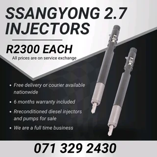 Ssangyong Stavic 2.7 Injectors For Sale With Warranty