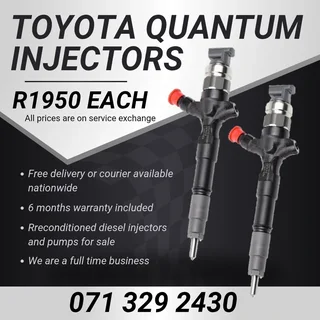 Toyota Quantum 2.5 Injectors For Sale With Warranty