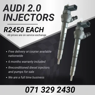Audi 2.0 Tdi Injectors For Sale With Warranty