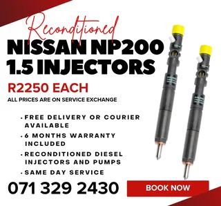 Nissan Np200 1.5 Injectors For Sale With Warranty
