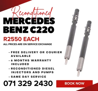 Mercedes Benz C220 Injectors For Sale With Warranty