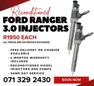 Ford Ranger 3.0 Injectors For Sale With Warranty