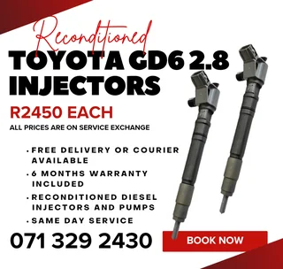 Toyota Gd6 2.8 Injectors For Sale With