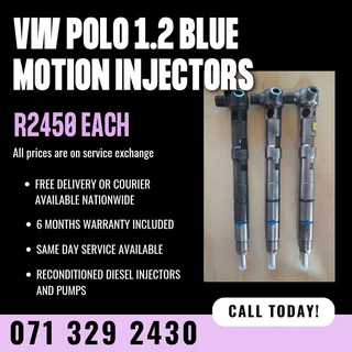 Vw Polo 1.2 Blue Motion Injectors For Sale With Warranty Included