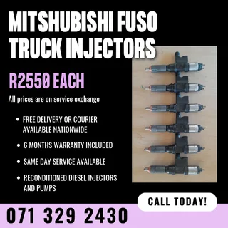 Mitshubishi Fuso Truck Injectors For Sale With Warranty Included