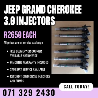 Jeep Grand Cherokee 3.0 Injectors For Sale With Warranty Included