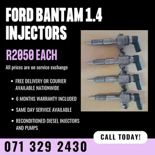 Ford Bantam 1.4 Injectors For Sale With Warranty