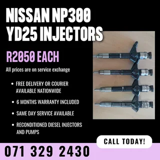 Nissan Np300 Yd25 Injectors For Sale With Warranty Included