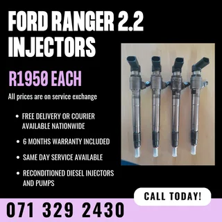 Ford Ranger 2.2 Injectors For Sale With Warranty