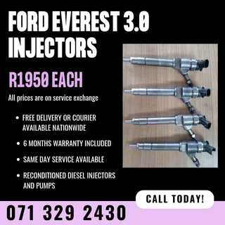 Ford Everest 3.0 Injectors For Sale With Warranty