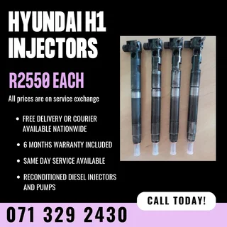 Hyundai H1 Injectors For Sale With Warranty Included
