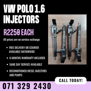 Vw Polo 1.6 Injectors For Sale With Warranty
