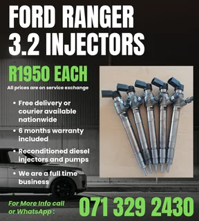 Ford Ranger 3.2 Injectors For Sale With Warranty
